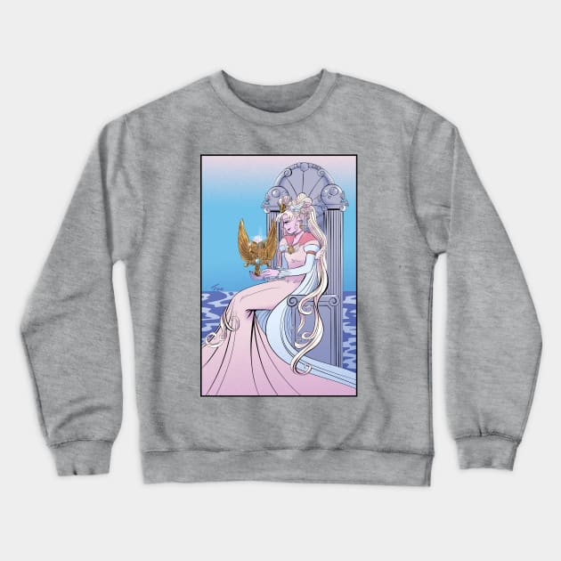 Queen of Cups Crewneck Sweatshirt by tallesrodrigues